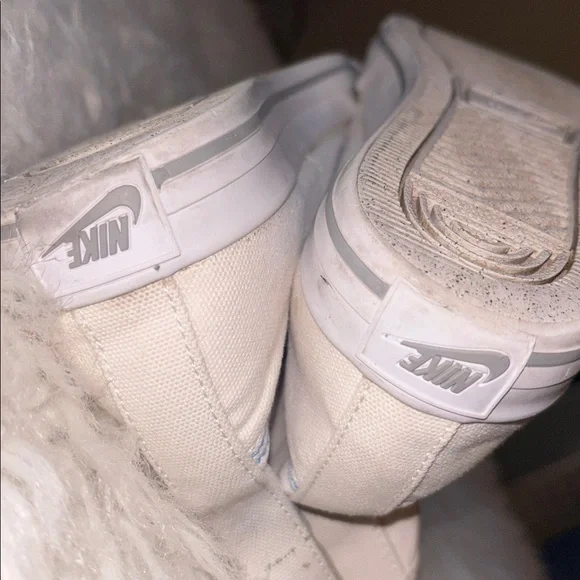 Nike Blazer Mid White High-top Sneakers, Size 7.5 Women’s - Picture 12 of 16